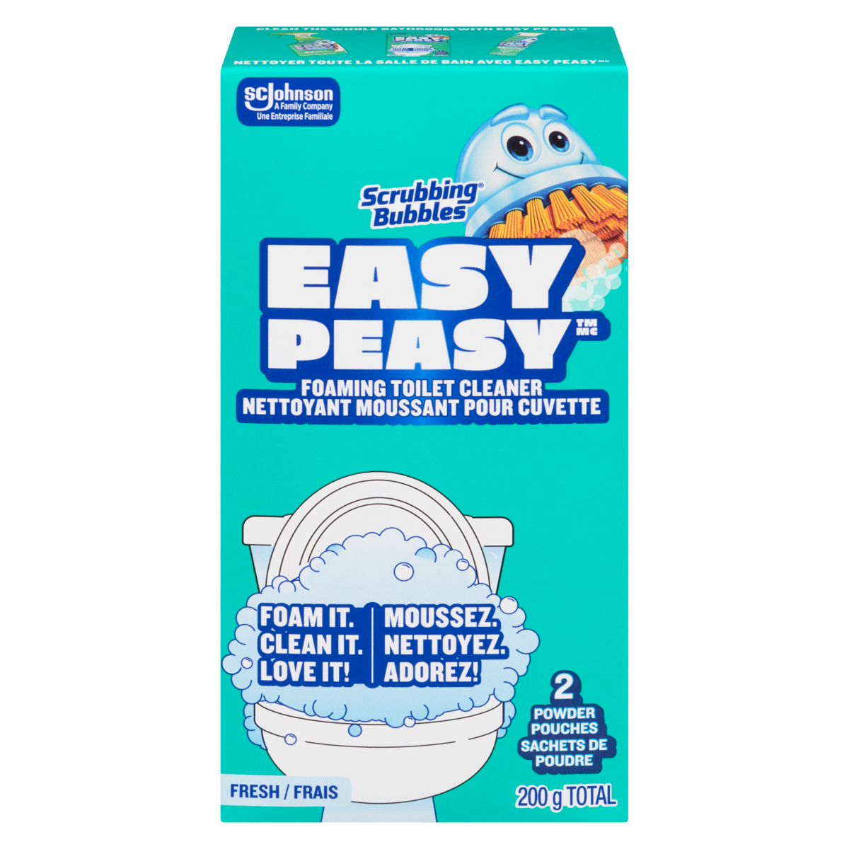 Nettoyant moussant pour cuvette frais
