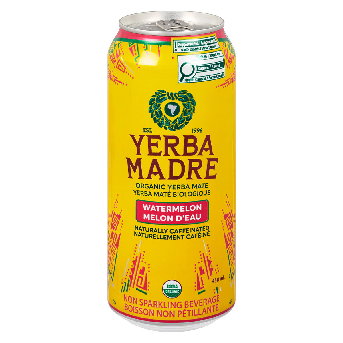 Boisson yerba maté biologique, melon d'eau