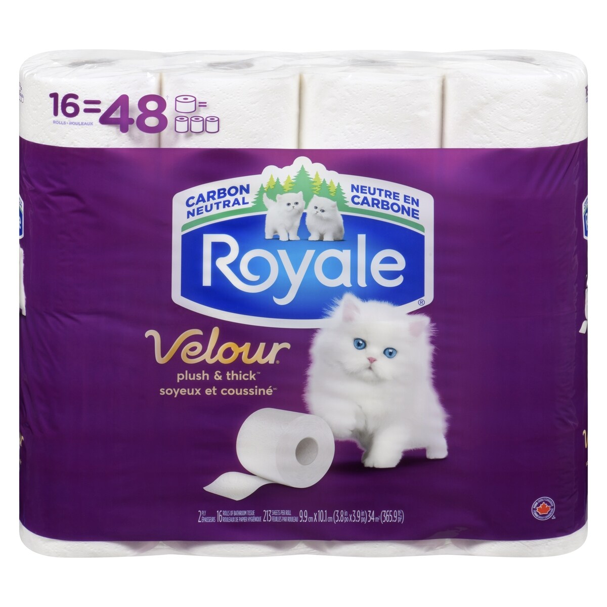 Rouleaux de papier hygiénique 2 épaisseurs