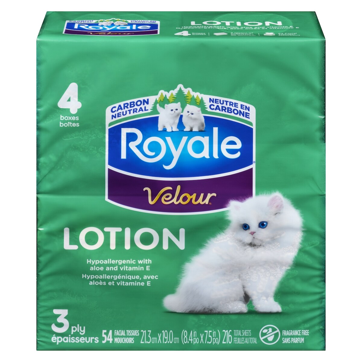 Mouchoirs lotion 3 épaisseurs