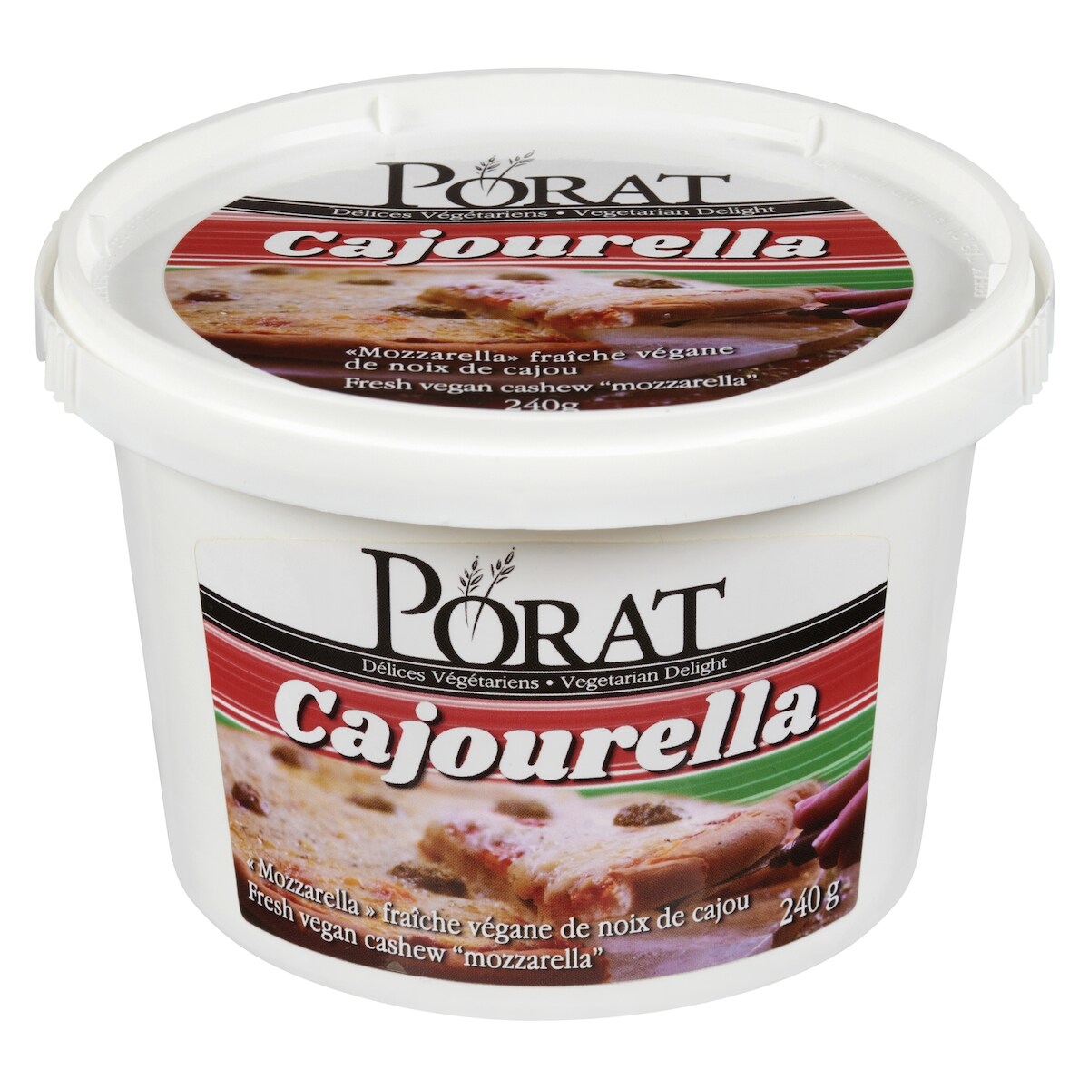 Mozzarella fraîche végane de noix de cajou cajourella