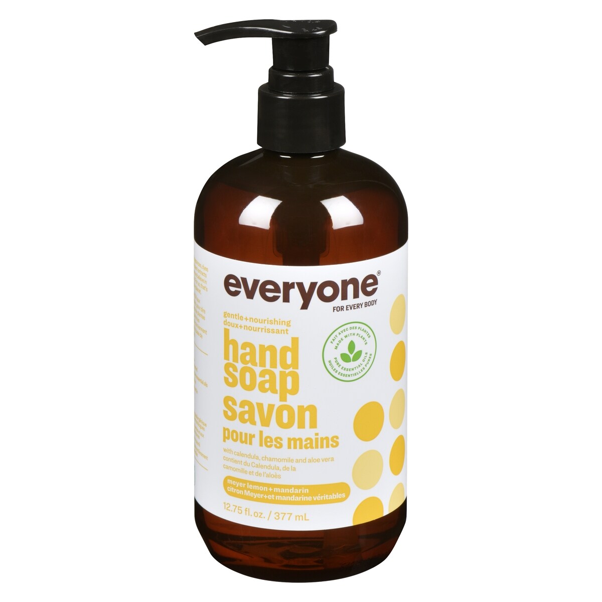 Savon pour les mains Everyone, citron de Meyer et mandarine