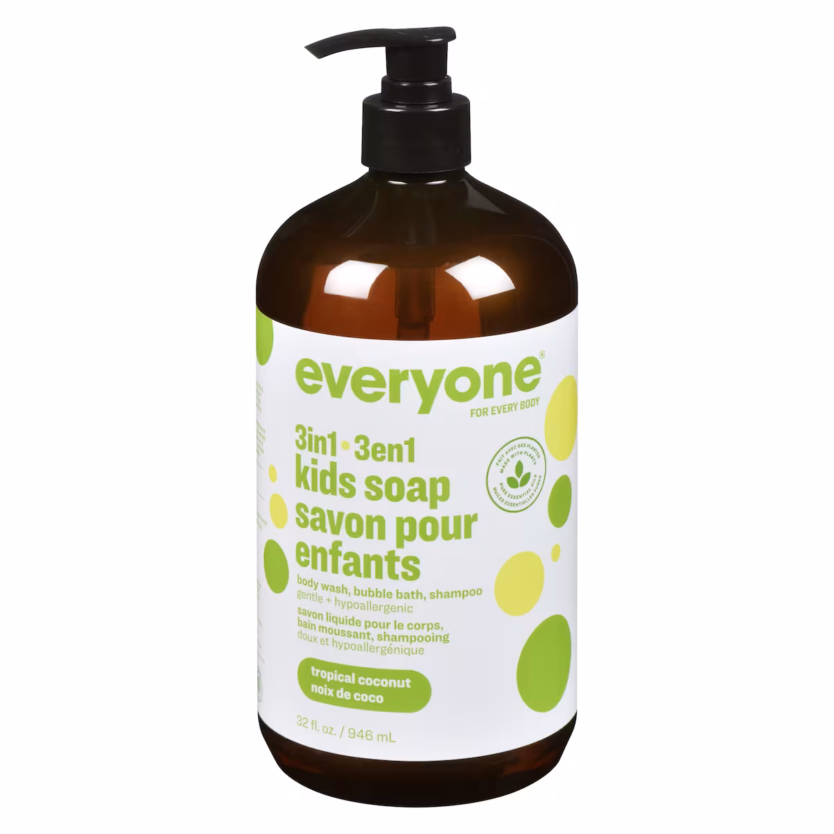 Savon pour enfants3-en-1 Everyone, Tropical Coconut Twist
