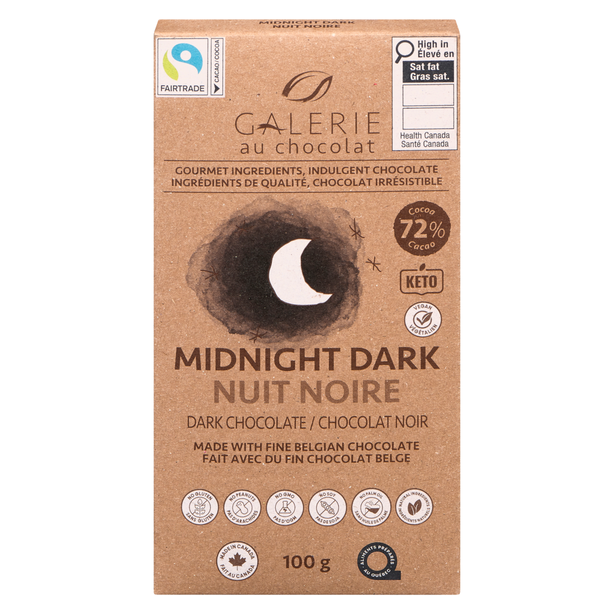 Nuit Noire 72% Chocolat Noir