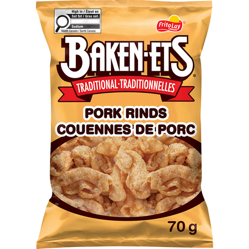 Couennes de porc fumées Traditionnelles (petit sac) 70g