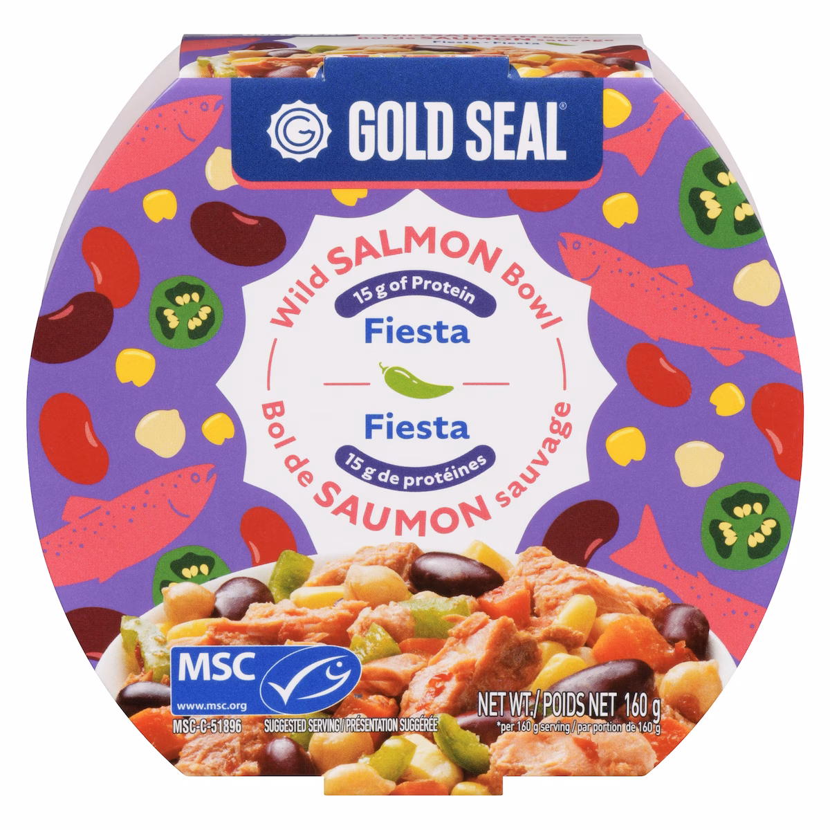 Bol de saumon sauvage fiesta