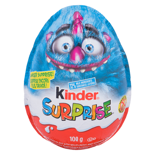 Œuf en chocolat au lait avec jouet surprise