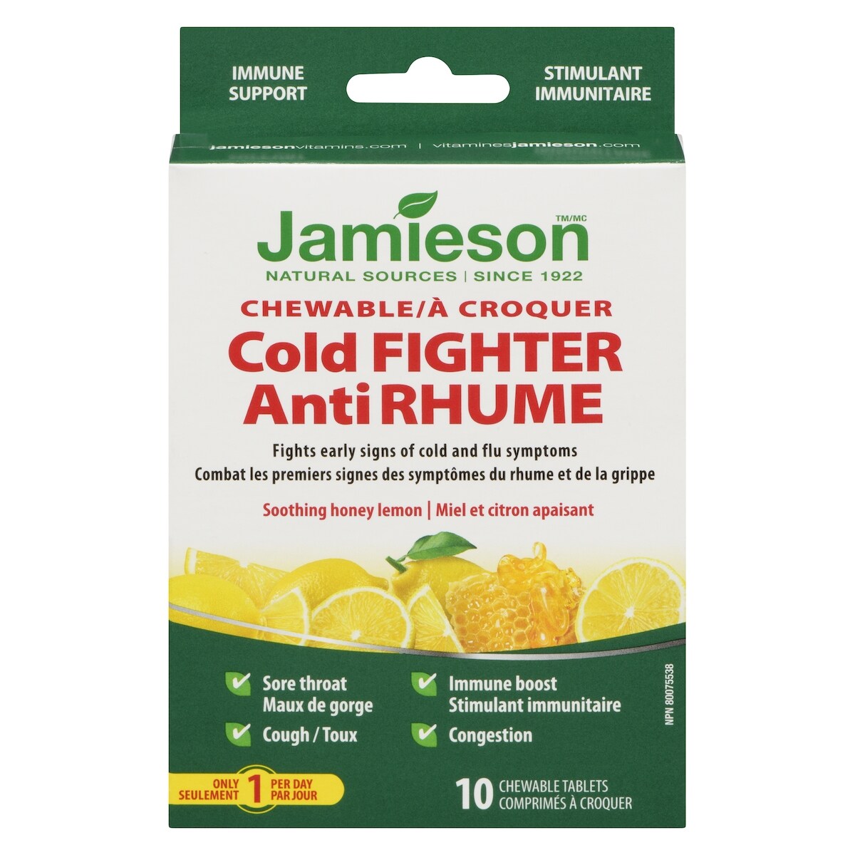 Produit à mâcher ColdFighter, format pratique ou petit format