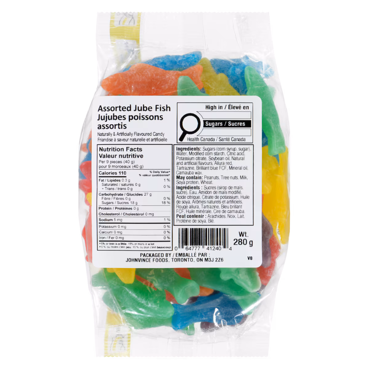 Jujube de poisson assorti
