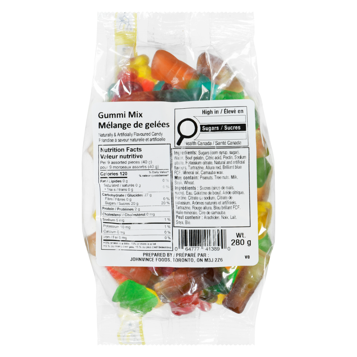 Friandise à mélange de gelées