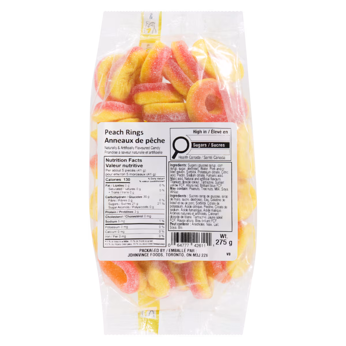 Friandise à anneaux de pêche