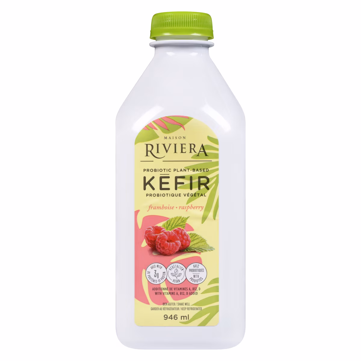 Kefir au lait de coco framboise