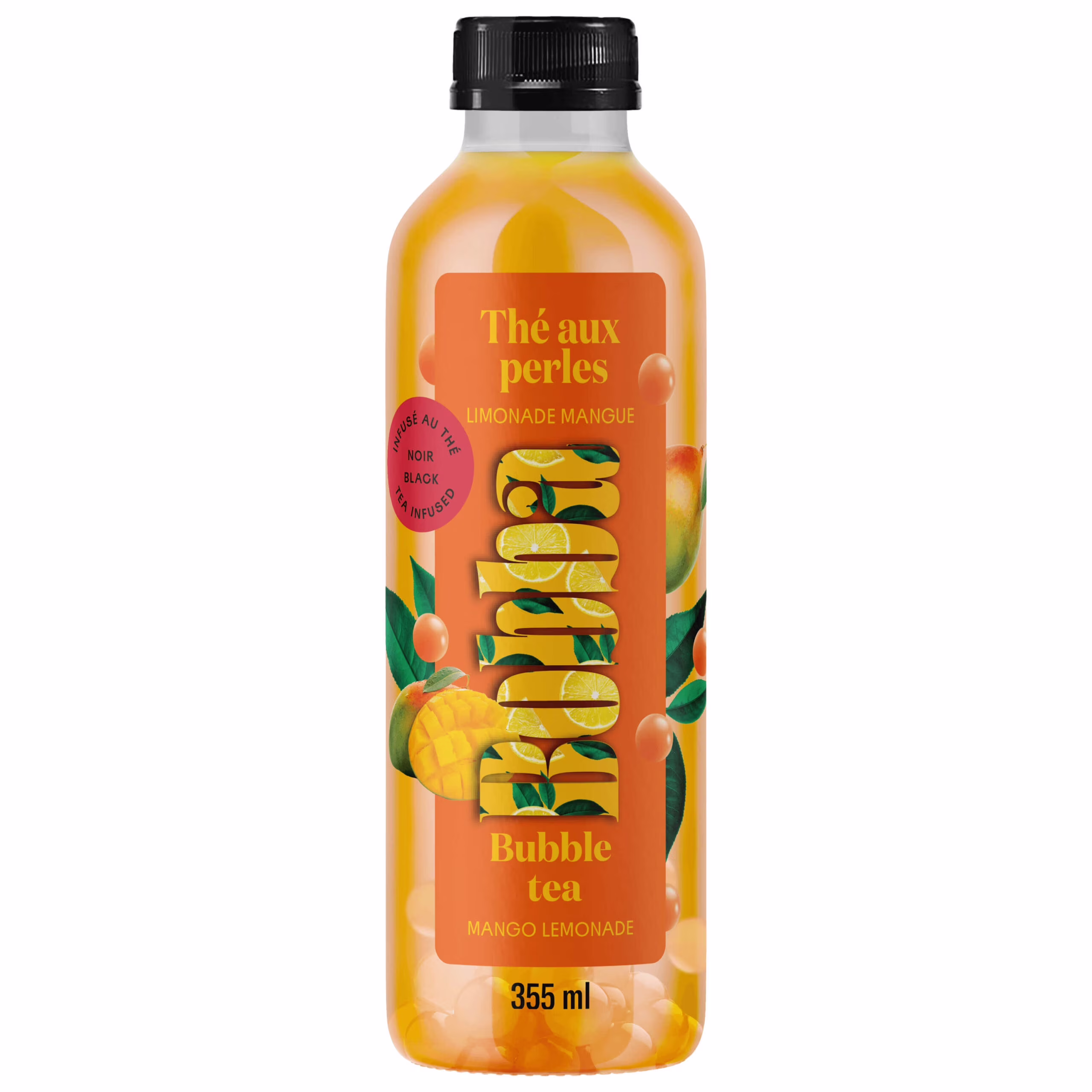 Bobba - bubble tea prêt à boire - mangue -  bubble tea prêt à boire - mangue -