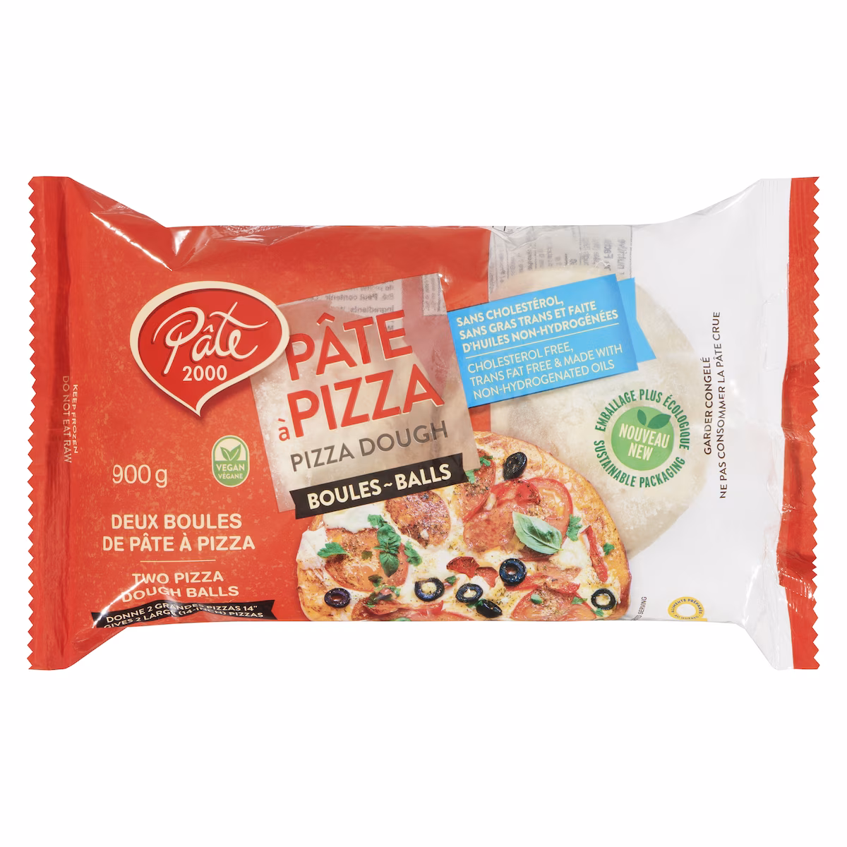 Pâte à pizza en boule