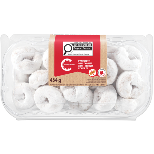 Compliments Mini-beignes au sucre 454 g (congelés)