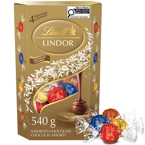 Lindt Lindor Truffes au chocolat assortis 540 g