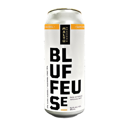 Brasserie Maltco Bière Bluffeuse ipa 0% alcohol 473 ml