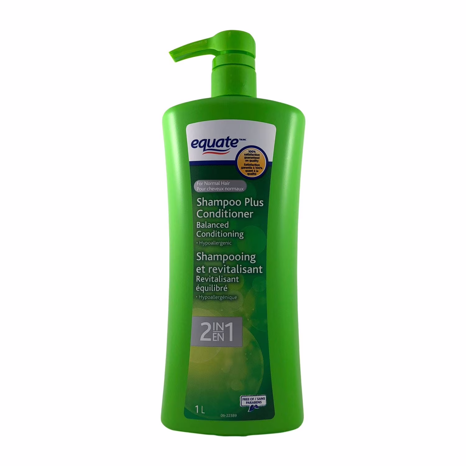 Equate revitalisation équilibrée 2 en 1 shampooing et revitalisant