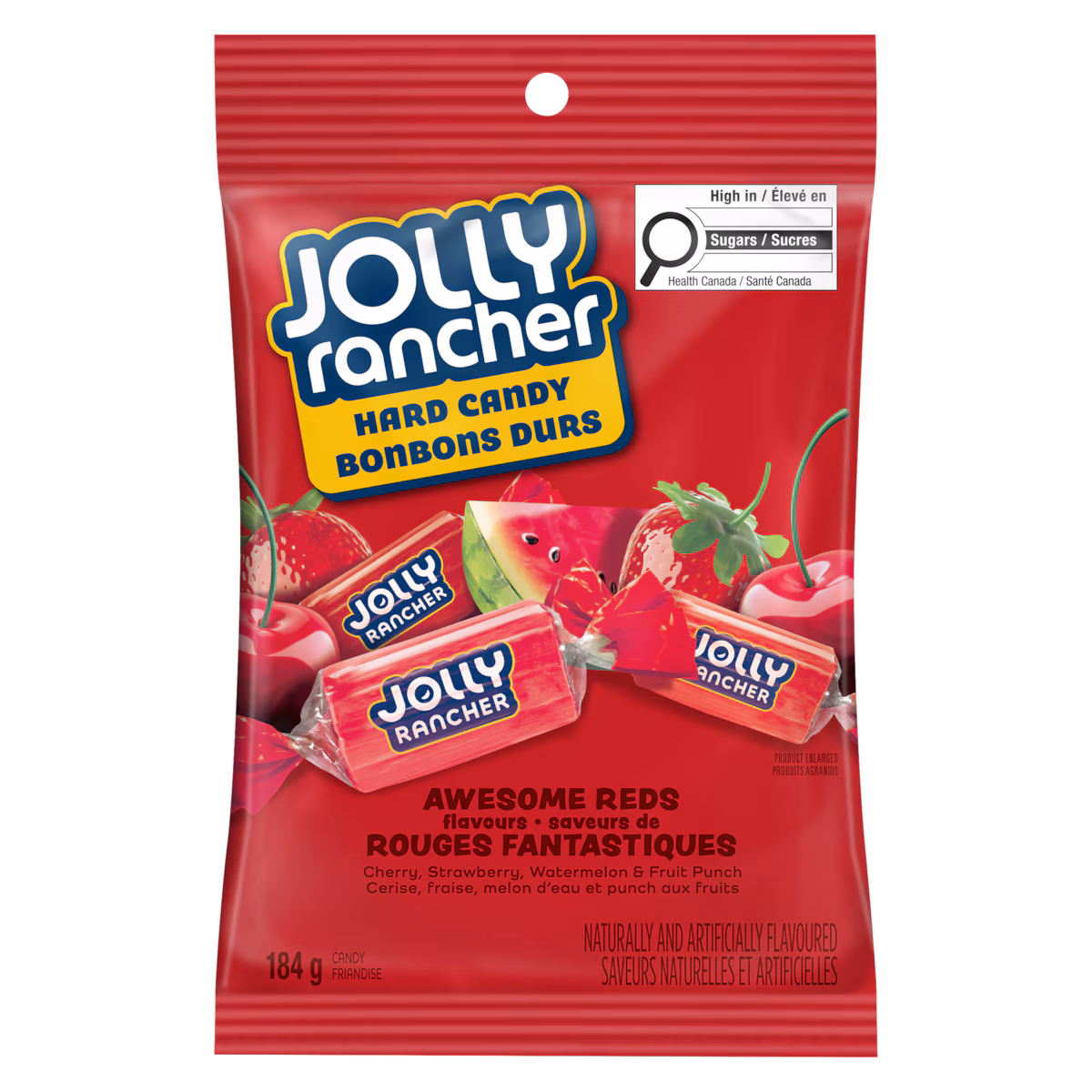 Friandise saveurs de rouges fantastiques