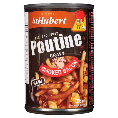 St-Hubert Sauce à poutine au bacon fumé 398 ml
