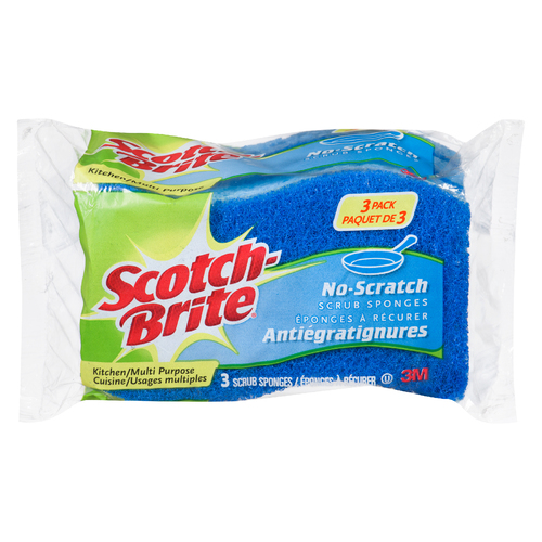 Scotch-Brite Éponge à récurer anti-égratignures 3 un