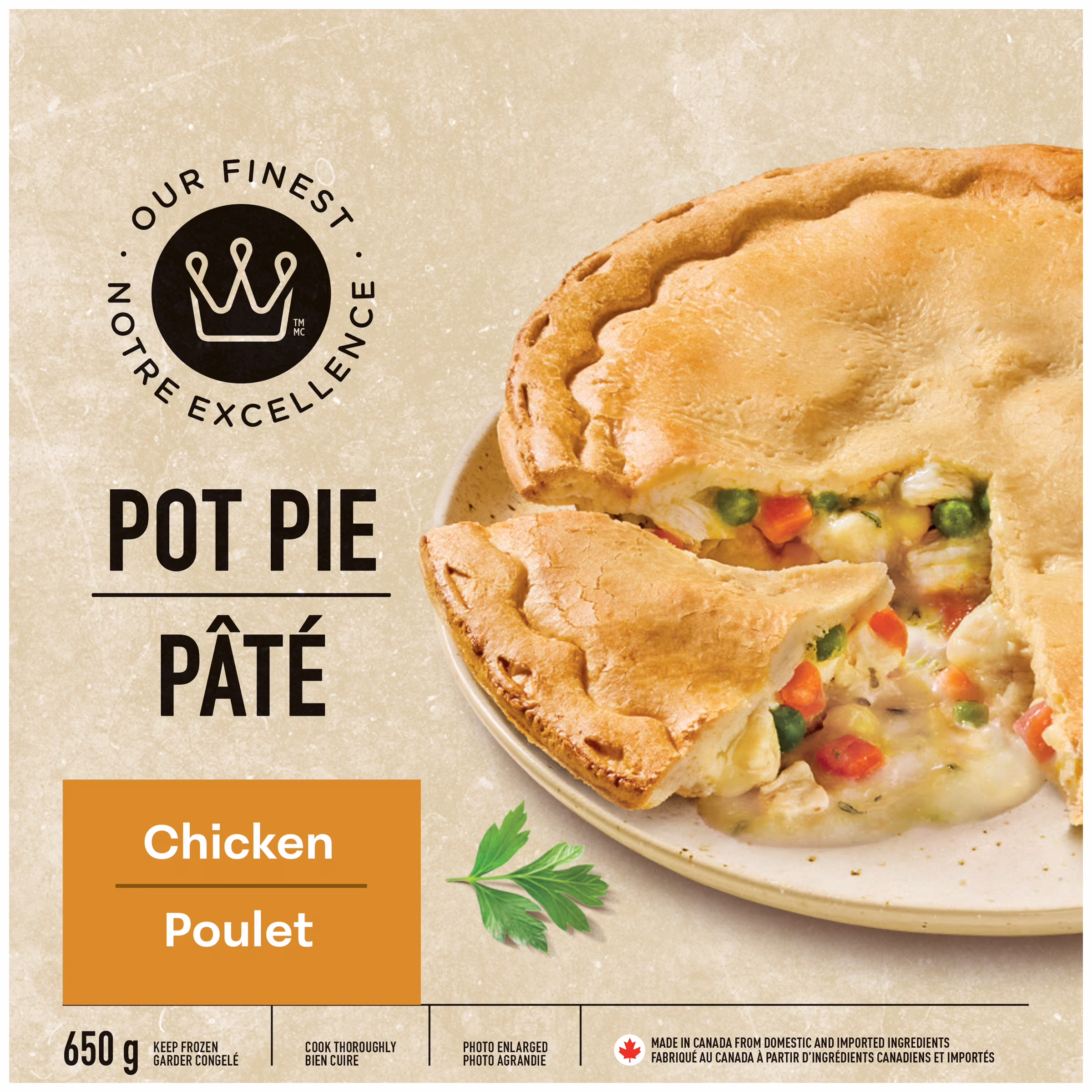 Pâté au poulet notre excellence