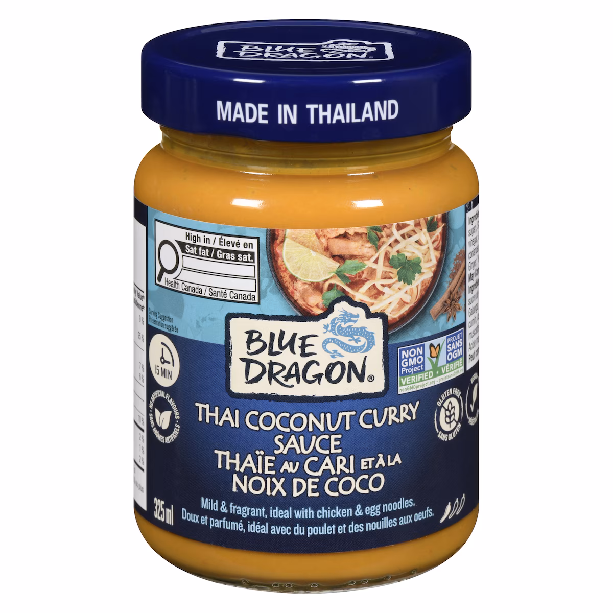 Thaïe au cari et à la noix de coco