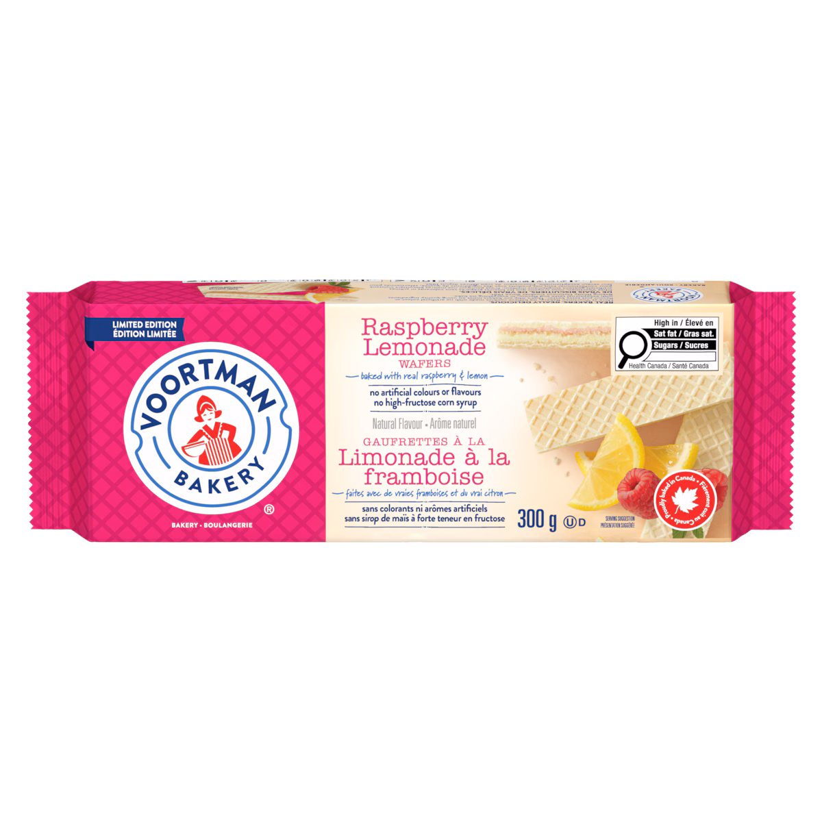 Gaufrettes à la limonade à la framboise édition limitée