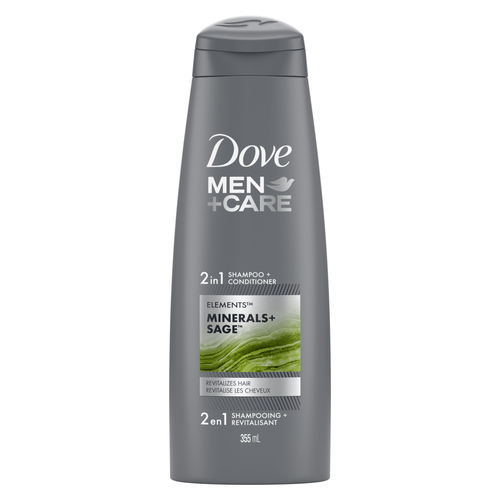 Shampoing et revitalisant fortifiant 2-en-1 Minéraux et sauge