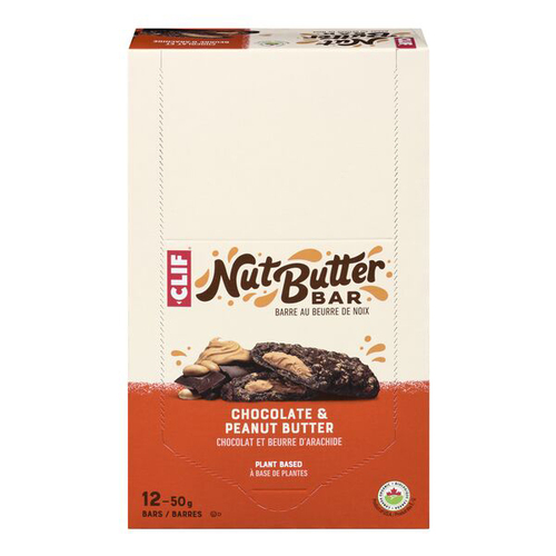 Clif Barre avec centre au beurre de noix 12 x 50 g