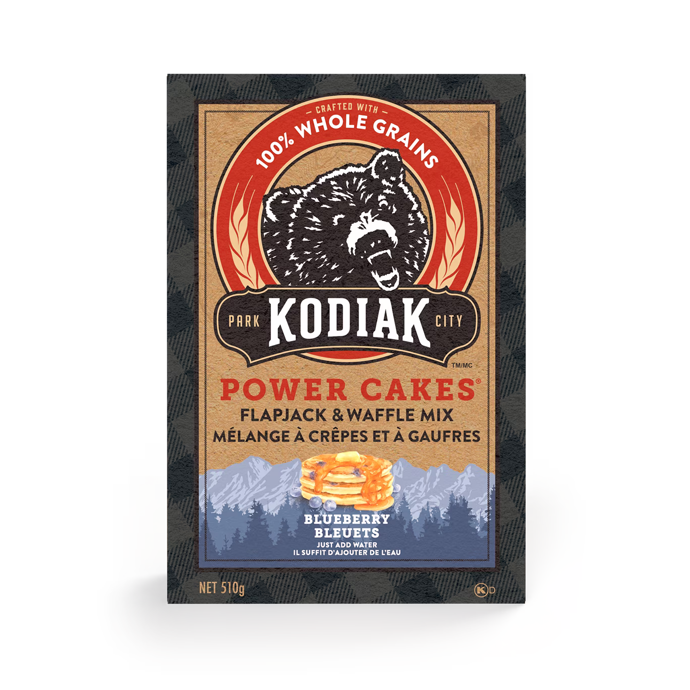 Kodiak gâteaux mélange de flapjack et gaufres aux bleuets mélange pour gaufres et flapjacks aux bleuets kodiak