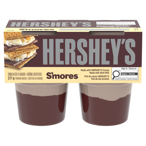 Hershey's Pouding réfrigéré au s'mores 4 x 93 g