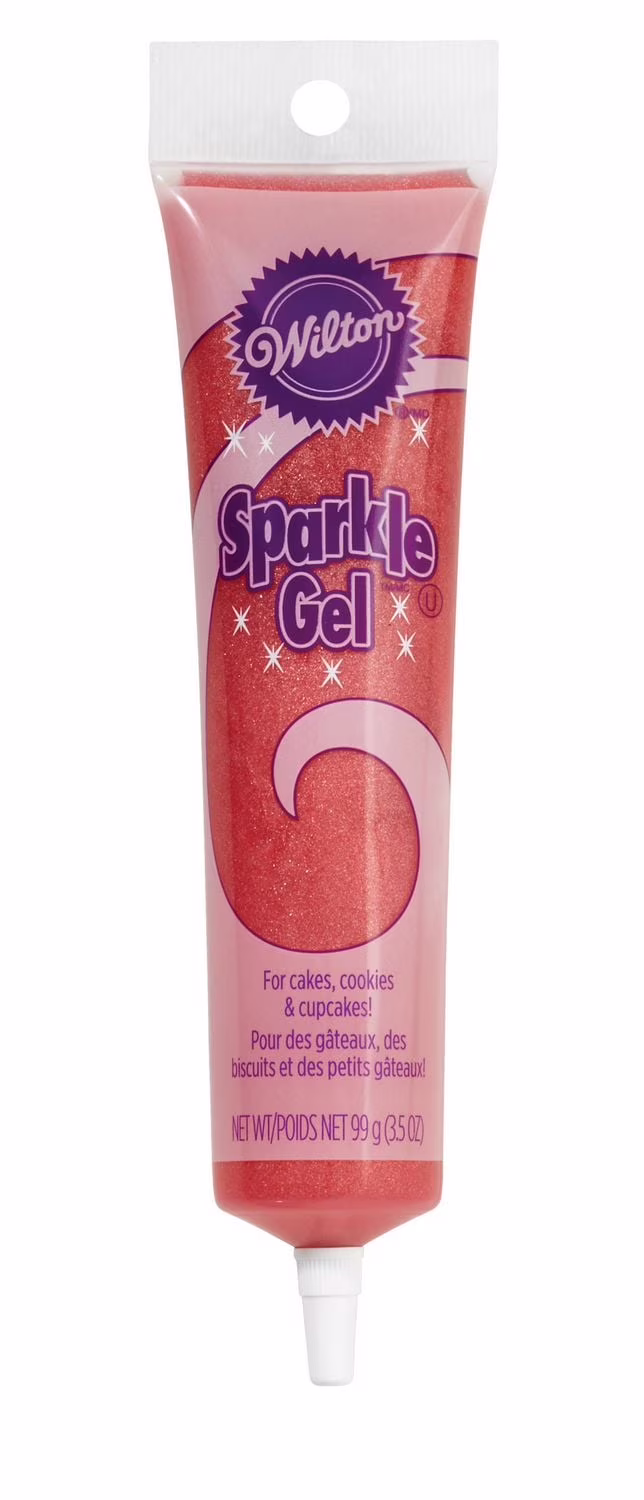 Gel décoratif sparkle gel rose 3.5 oz () wilton