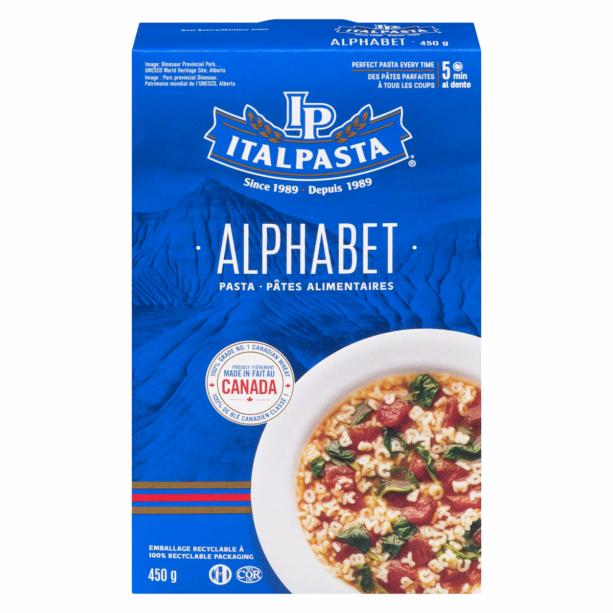 Pâtes, alphabet