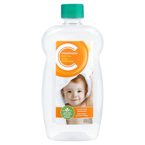 Compliments Huile bébé aloe & vitamine E 592 ml