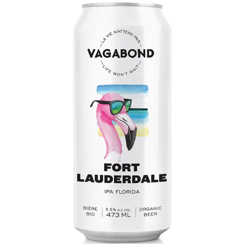 Vagabond Bière Fort Lauderale IPA Florida en canette 5.5% alcool 473 ml