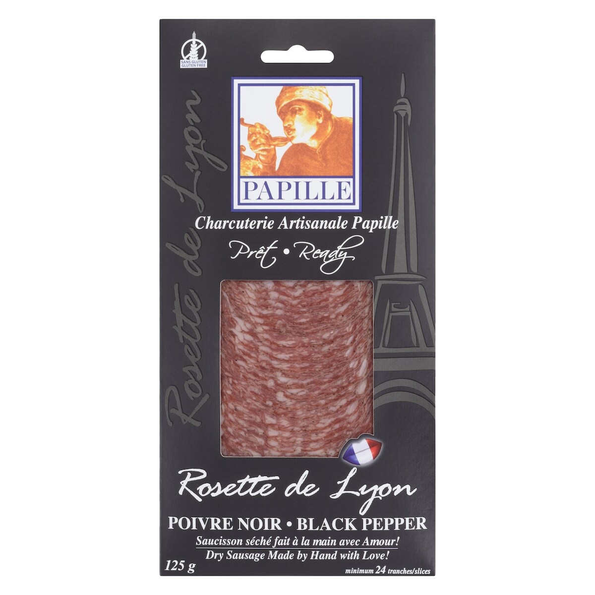 Rosette prétranchée, poivre noir