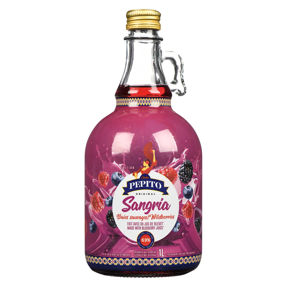 Boisson de malt alcoolisée original sangria baies sauvages édition limitée (Pièce didentité requise au moment du ramassage)