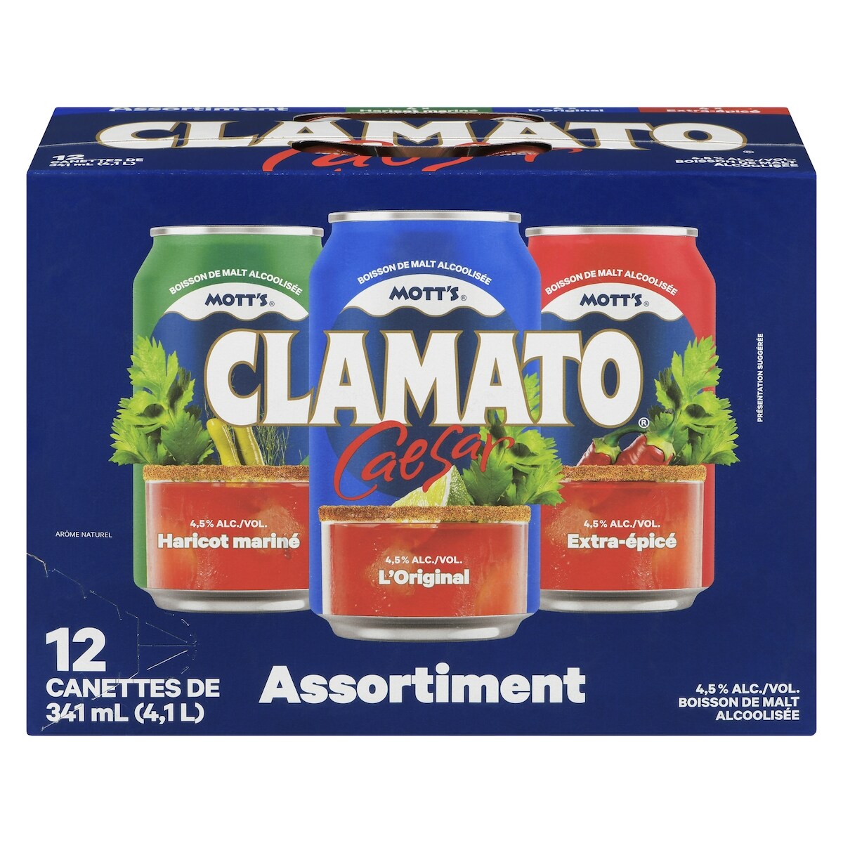 Caesar boisson de malt alcoolisée assortiment (Pièce didentité requise au moment du ramassage)