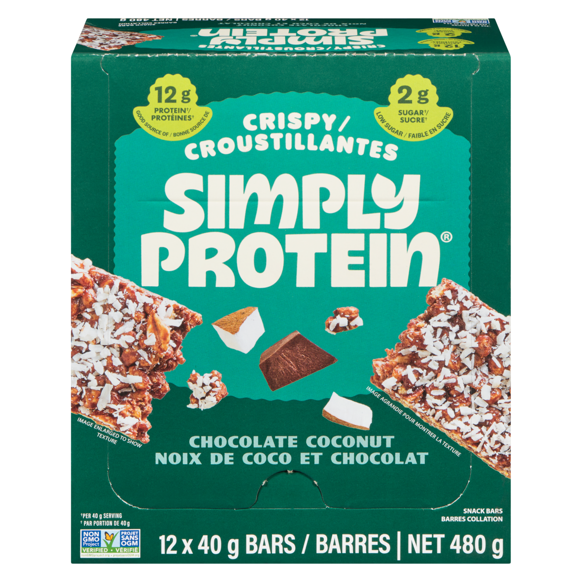 Simply Real Brisures de Chocolat et Beurre D'Arachides (caisse)