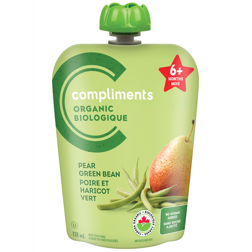 Compliments Purée de poires biologique 128 ml