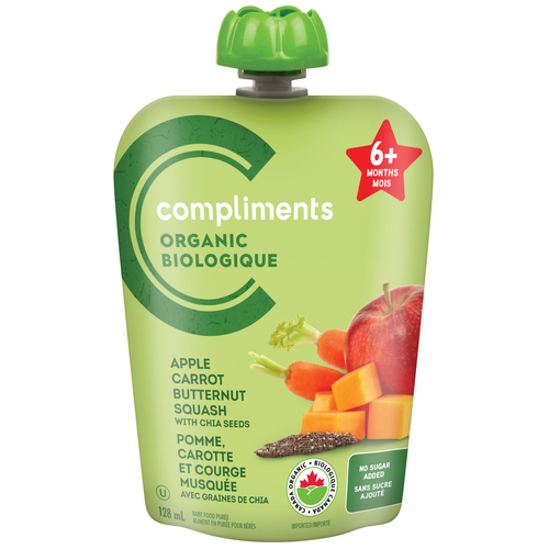Compliments Purée de pommes biologiques 128 ml