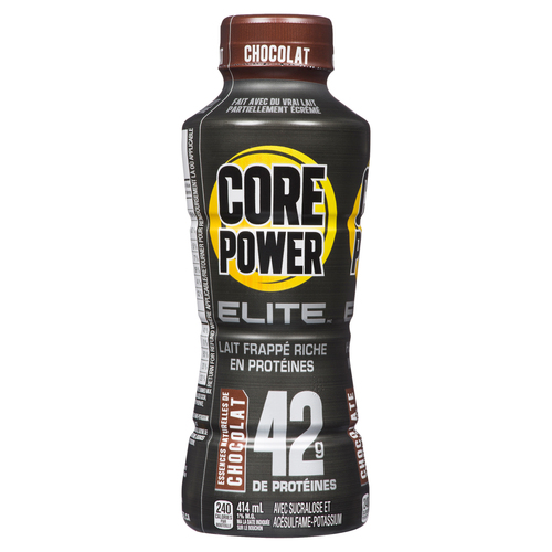 Core Power Elite Boisson protéinée au chocolat et à la vanille 414 ml