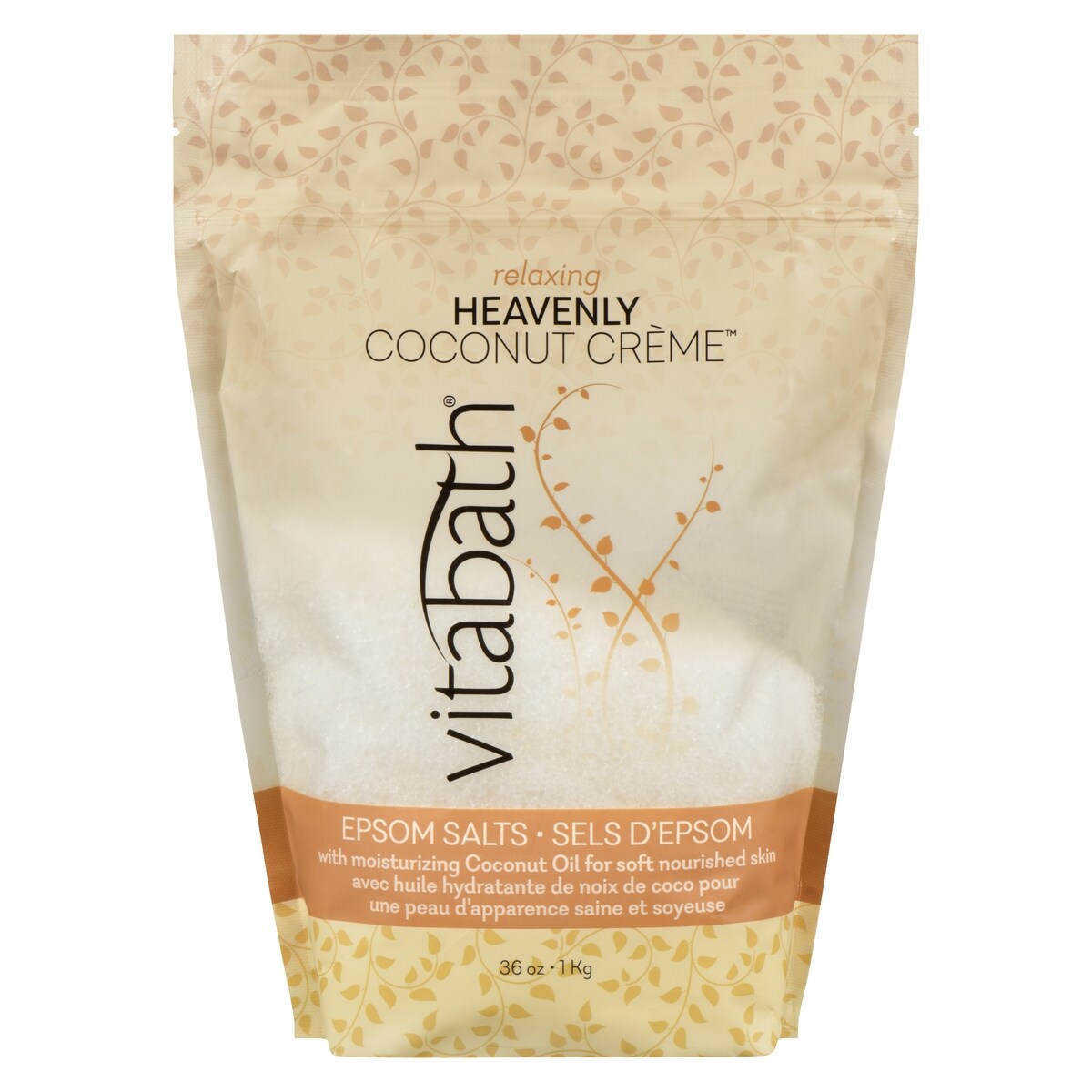 Heavenly coconut crème sels d'epsom