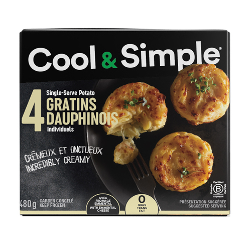 Cool & Simple gratin dauphinois individuel 480 g