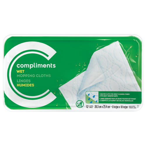 Compliments Serviettes humides 12 un