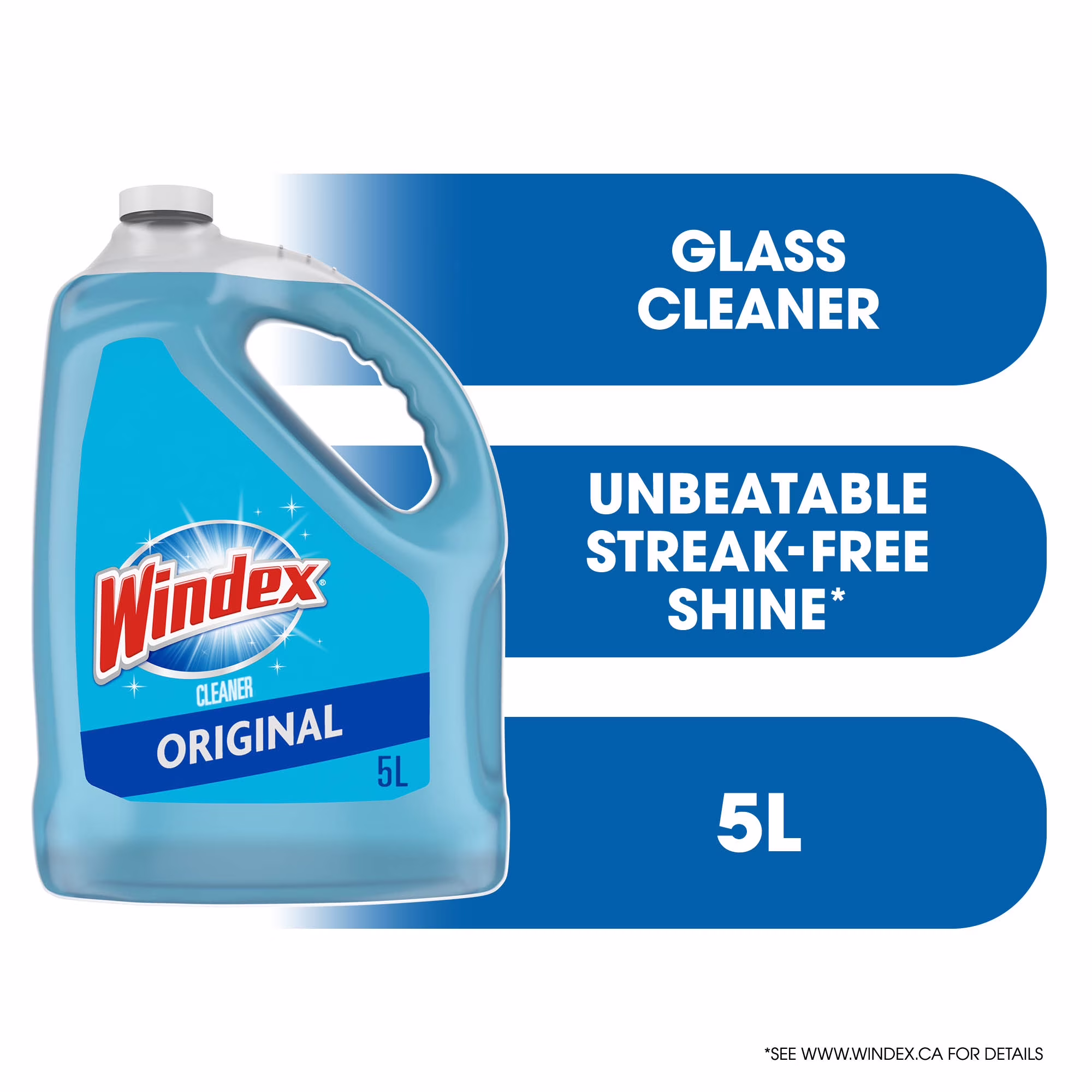 Windex recharge de nettoyant pour vitres. originale.