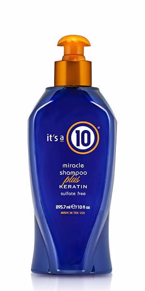 It's a 10 shampooing miracle avec kératine