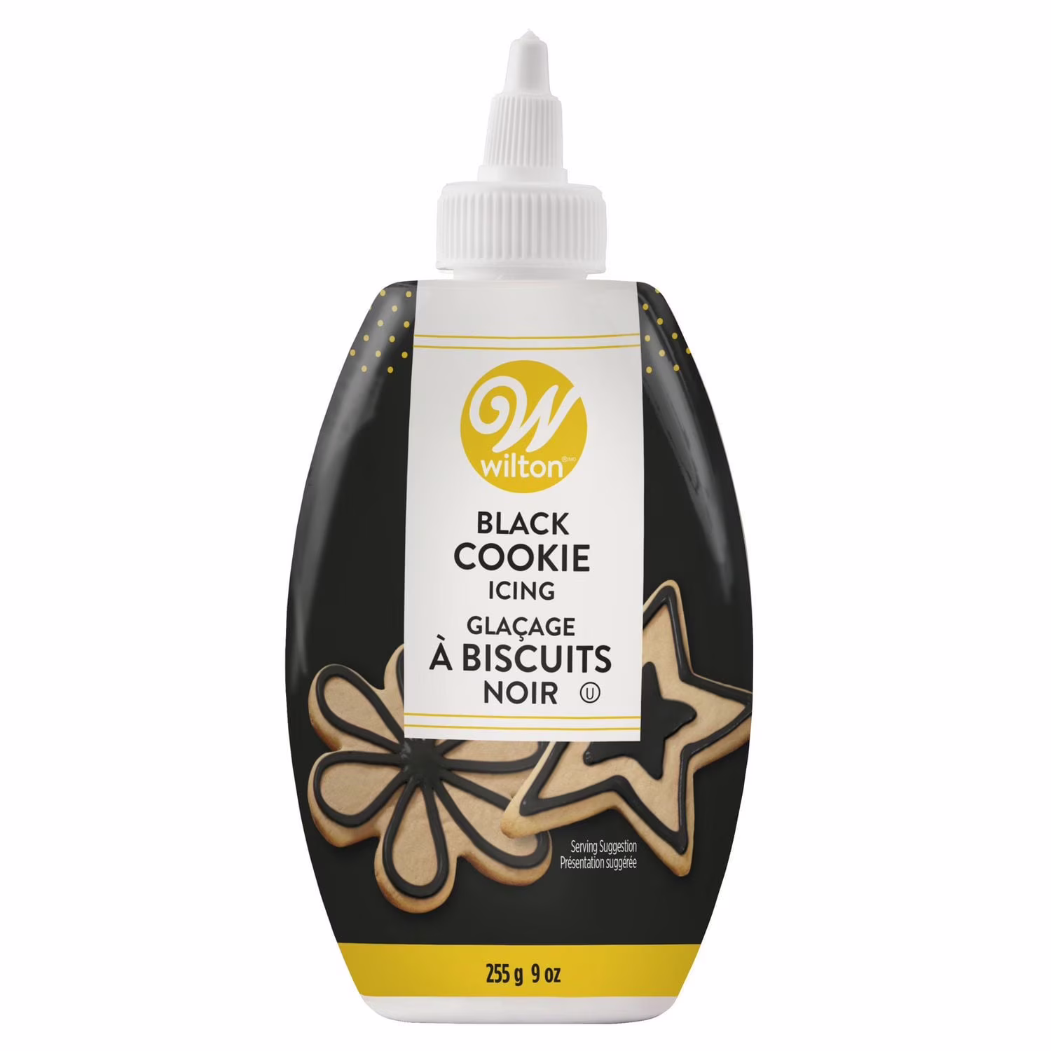 Glaçage à biscuits noir wilton