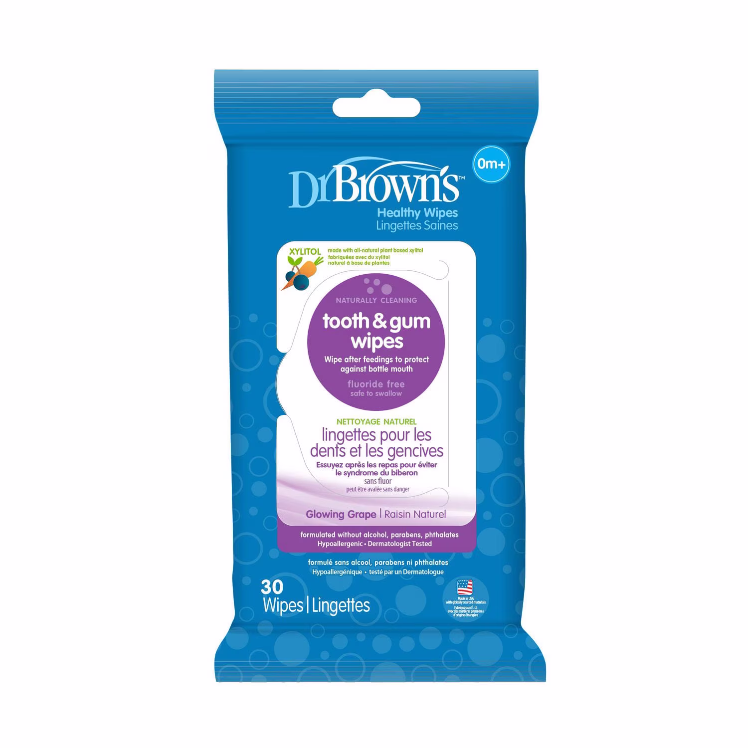 Lingettes pour les dents et gencives de dr. browns ingettes
